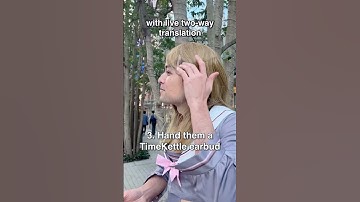 Discover new streets and make connections effortlessly with Timekettle WT2 Edge Translator Earbuds