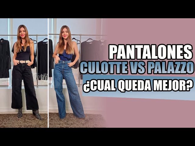 PANTALONES  CULOTTE VS PALAZZO ¿Cuál es mejor? ✓ Dani Mateluna