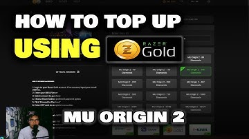 How To Top Up Using Razer Gold - MU Origin 2