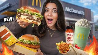 Trying Mcdonalds New Big Arch  Hot Honey Items 