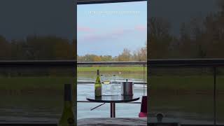 The view from our bed on the Avalon Panorama during our Romantic Rhine Cruise.