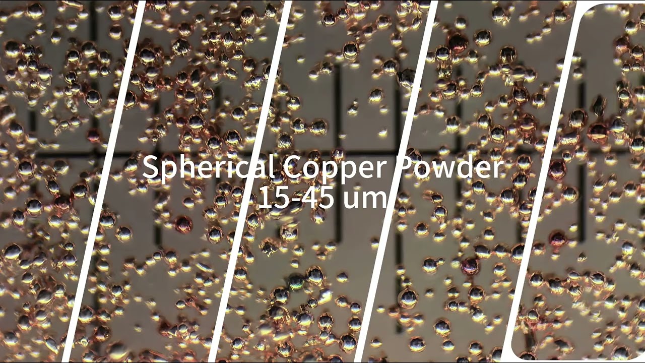 Spherical Copper Powder (Cu, ≥99.99%, Spherical, 15-45 um) - FUSHEL