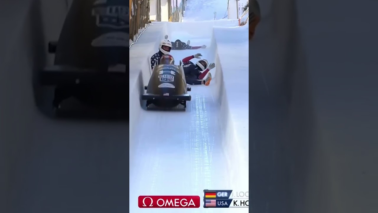 US bobsledder Kris Horn survived a frightening moment in Switzerland