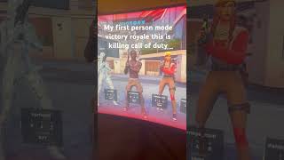 First person mode victory royale (ballistic)
