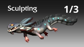 Stylized Creature Creation: High-Poly Modeling in ZBrush Part 1 | Full Workflow Tutorial Series