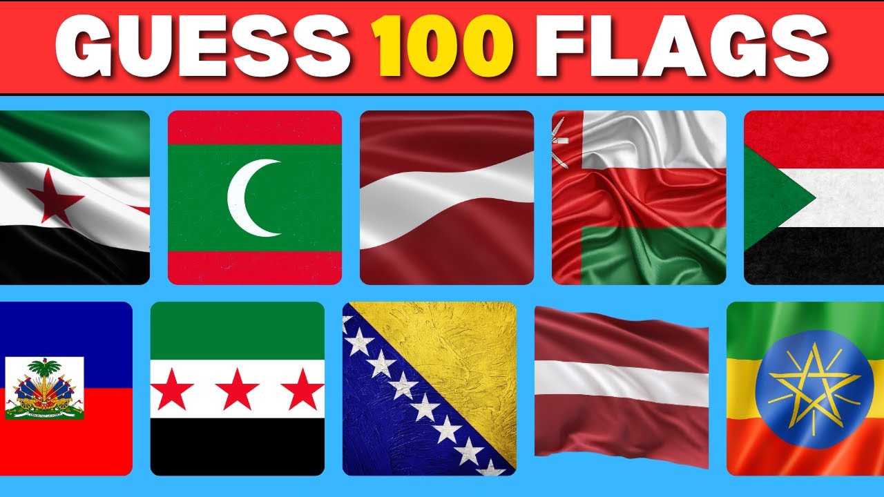 Guess the Flag in 3 Seconds! 🌍 | 100 Country Flags Quiz Challenge