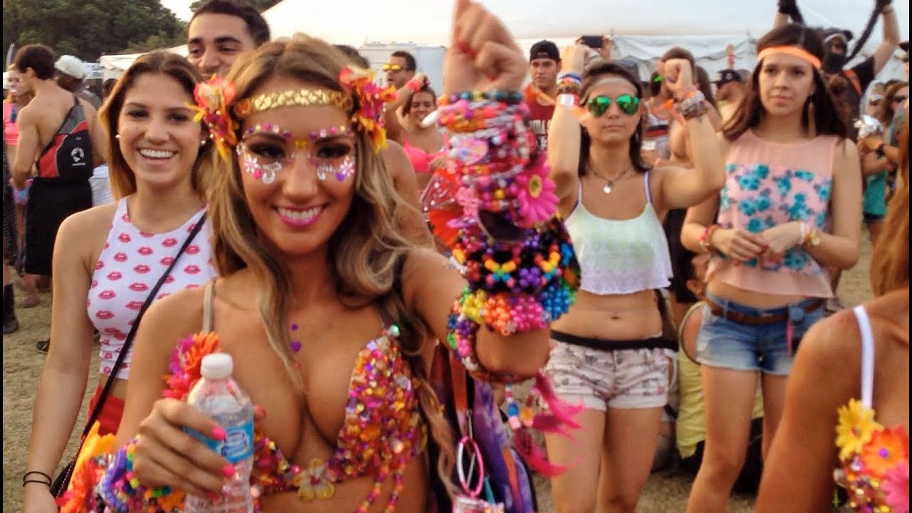 Thousands of people go to this music festival to rave and enjoy the Electro...