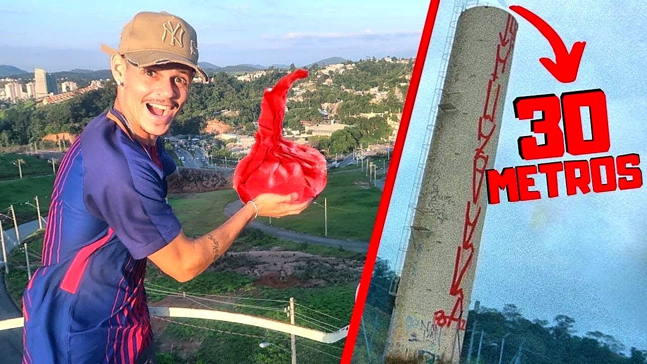 JOGUEI ESTALINHO GIGANTE A 30 METROS DE ALTURA