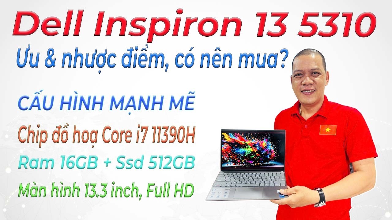 Ưu & nhược điểm Dell Inspiron 13 5310 (Core i7 11390H) - Thiết kế 