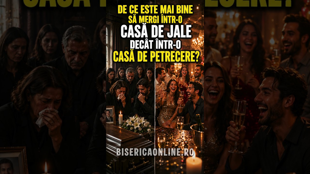 De ce spune Biblia că este mai bine să mergi într-o casă de jale decât într-o casă de petrecere?