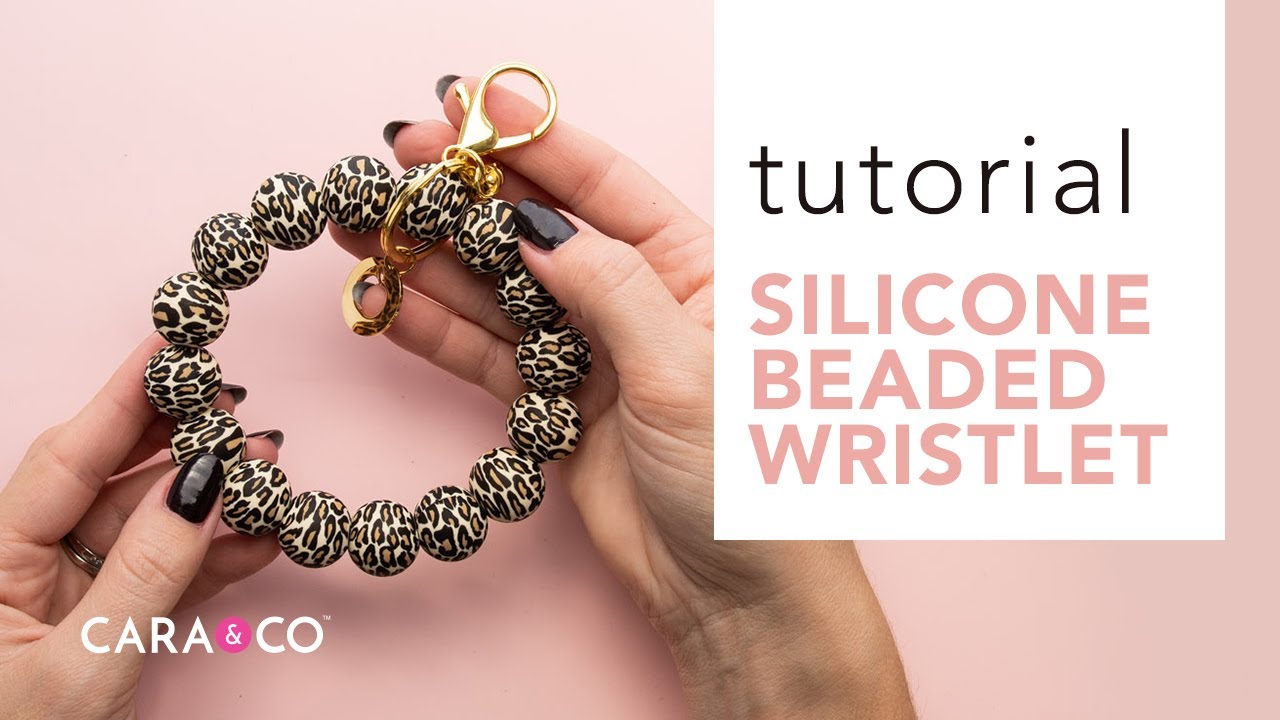 Tutorial - DIY Silicone Beaded Wristlet Keychain 