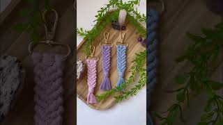Macrame Mermaid Keychains ✨🧜🏼‍♀️