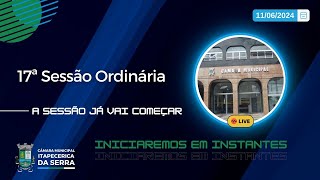 17ª  Sessão Ordinária - Câmara Municipal de Itapecerica da Serra