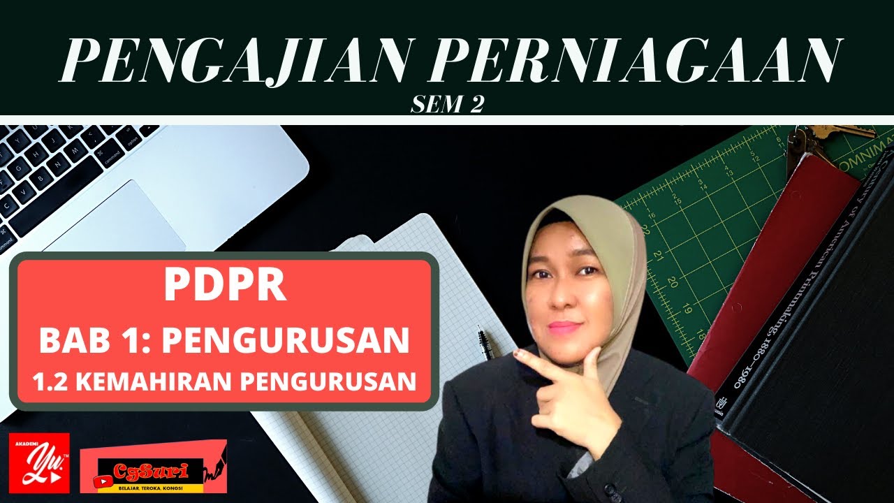 KELAS PENGAJIAN PERNIAGAAN PDPR SEM 2 BAB 1 PENGURUSAN SUBTOPIK 1.2