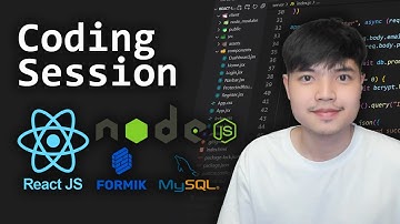 พาแกะโค้ดโปรเจค ReactJS + NodeJS Login Register MySQL จาก Github | Coding Session 💻💯