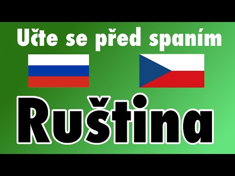 Video: Jak Se Naučit Mluvit Rusky