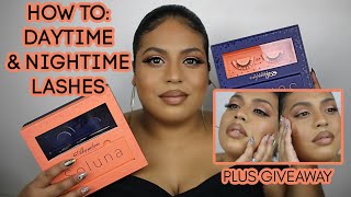 HOW TO APPY DAYTIME/NIGHTTIME LASHES featuring Alumbra SOLUNA lashes | GIVEAWAY TIME! screenshot 2