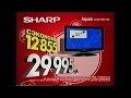 Реклама М видео 2008 Телевизор Sharp