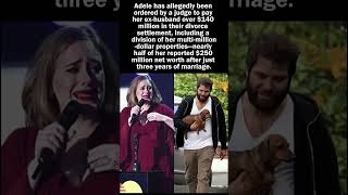 $140 Million After 3 Years #shorts #Adele #DivorceSettlement #HelloFromTheOtherSide