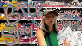 BACK TO SCHOOL SUPPLY SHOPPING VLOG 2023  2024 | college edition