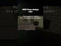 BEST floor design  #buildhacks #minecraft #buildingtips #minecraft #friends #gaming #fun #og #viral