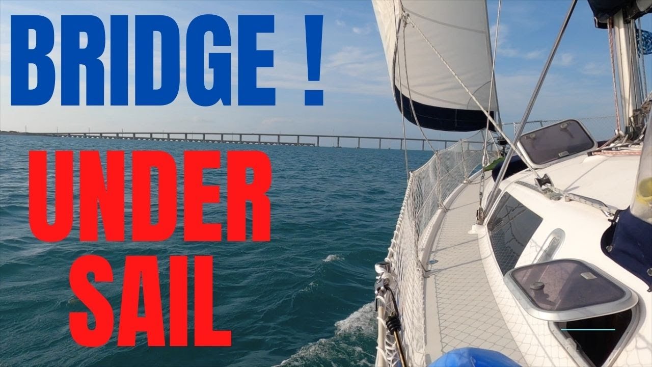 Sailing Under A Bridge - Florida Keys