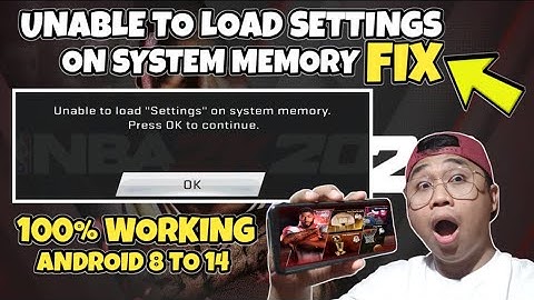 How to FIX "UNABLE TO LOAD SETTINGS ON SYSTEM MEMORY" of NBA 2K20/2K25 ISSUE FULL TAGALOG TUTORIAL