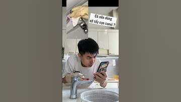 Tay dọn nhà cực mạnh với xịt tẩy cặn canxi CleanZ - | Đàm Đức Review #shorts