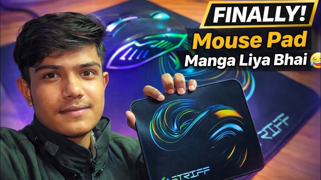 Finally New Mouse Pad Aa Hi Gaya!😍