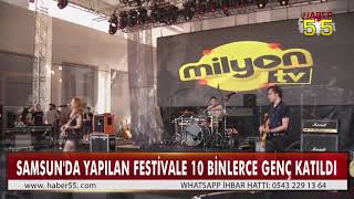 Samsun Gençli̇k Festi̇vali̇ Sona Erdi̇