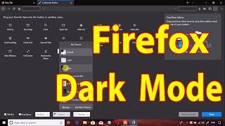 Mozilla Firefox  Windows 10 Dark Mode Feature