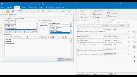 Adding Outlook signature with the use of JAWS Screen Reader for visually impaired .