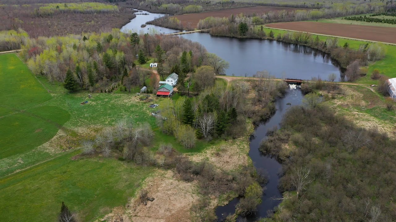 Historic Country Home Overlooking Large Pond For Sale In Langlade