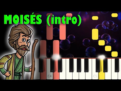 Moisés - Intro (mi primera biblia) | Piano Cover | Tutorial | Karaoke