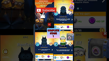 Pls subscribe❗Minion ruch-complete stage 1 Poppy