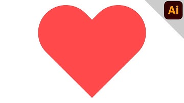 Create a heart shape | ILLUSTRATOR TUTORIAL - TIPS & TRICKS