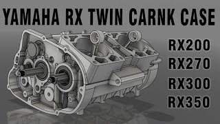 YAMAHA RX TWIN CRANK CASE