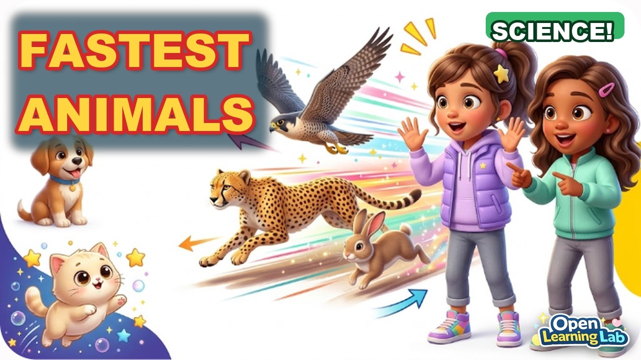 The Fastest Animals on Earth! | Science for Kids