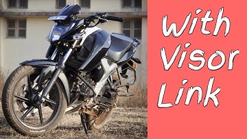TVS Apache 160 4v & 200 4v visor installation. Apache basic modification.