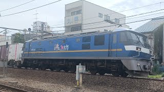 1092レ EF210-334　真砂踏切通過
