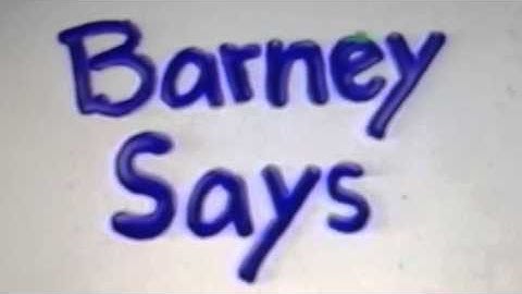 On barneyfriends.wiki Barney Says Segment (Ready Set Play!)