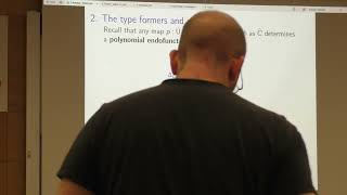 CT2024, Steve Awodey: Algebraic Type Theory