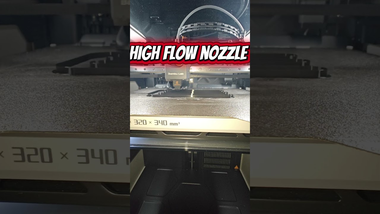 high flow nozzle max volumetric flow test bambu lab H2S тест высокопроизводительного хотенда