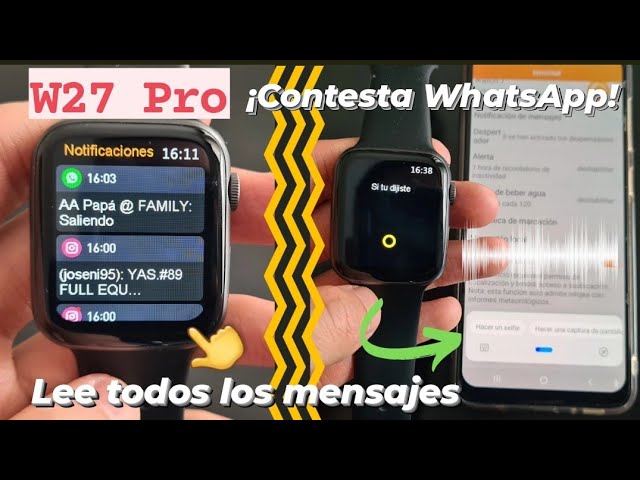 Cómo responder mensajes de WhatsApp desde el reloj