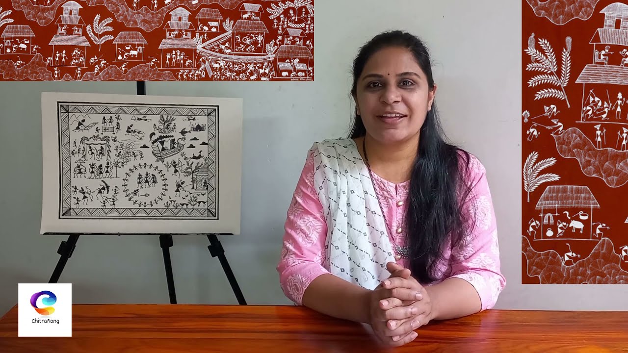Day 1 Warli Painting Course ChitraRang Fine Art Academy YouTube