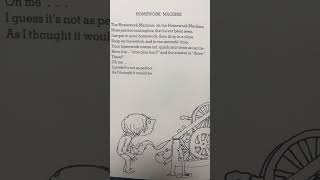 Homework Machine by Shel Silverstein