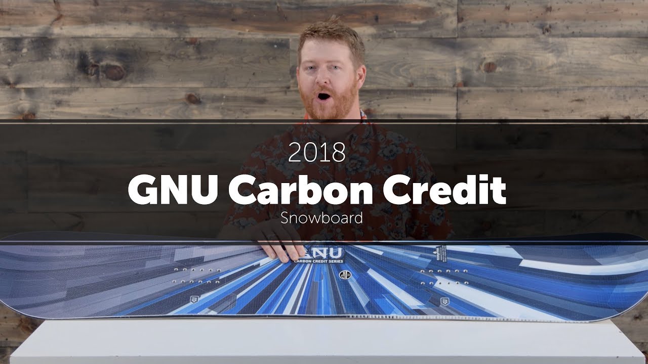 2018 GNU Carbon Credit Snowboard - Review - YouTube