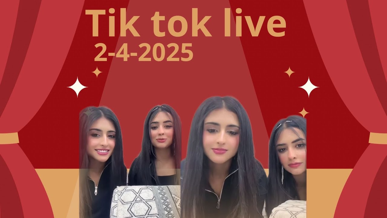 بث تيك توك مريم مع رغد كواليس ريد كاربت 2-4-2025