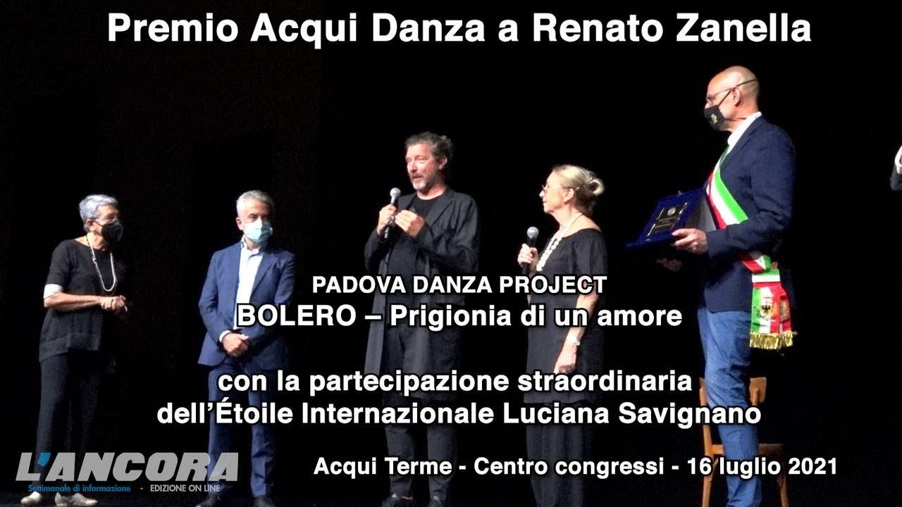 Acqui Terme - Premio Acqui Danza a Renato Zanella
