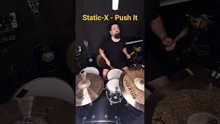 Daily Drum Cover - Static-X - Push It #drumcover #fyp #drums #drummer
